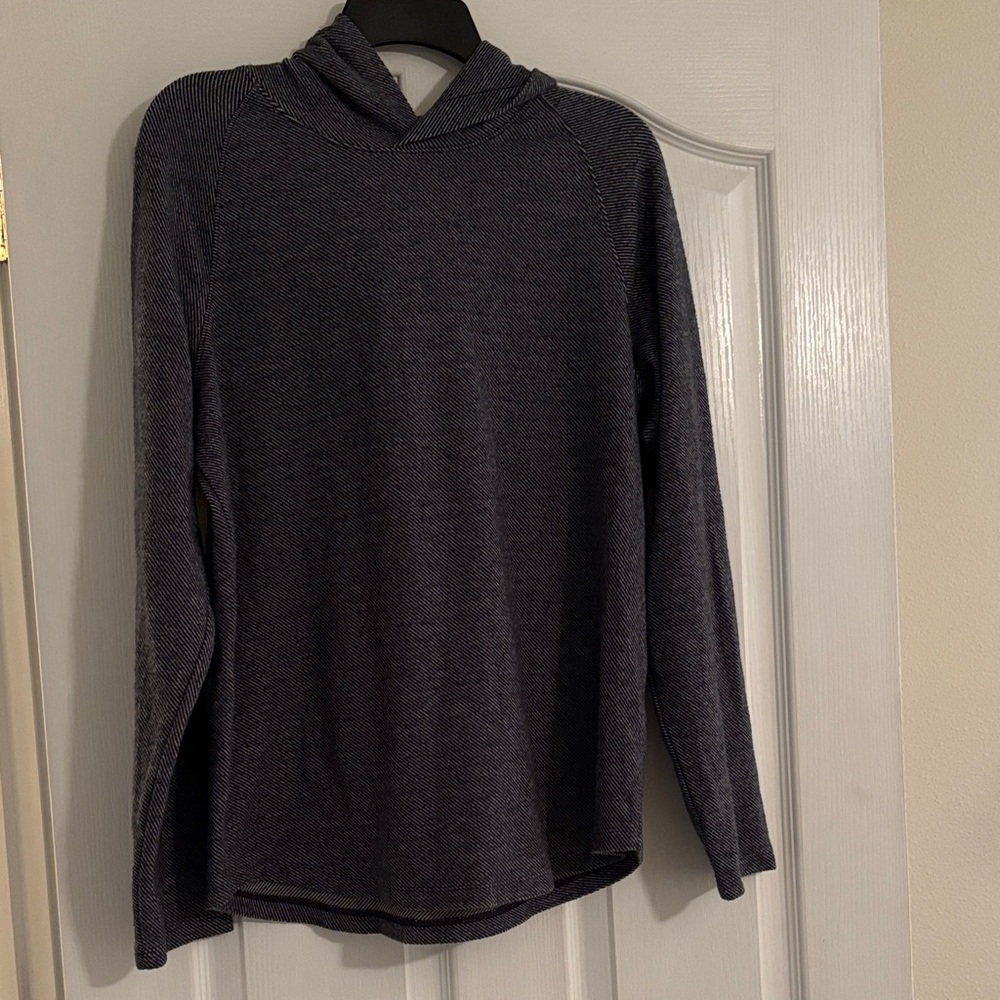 Dark Navy/Gray Hooded Sweater